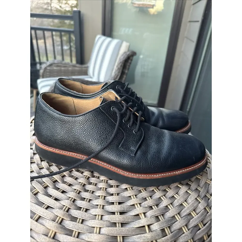 Samuel Hubbard Men’s Founder Oxford Dress Black Leather Shoes Size 10M 44 EU